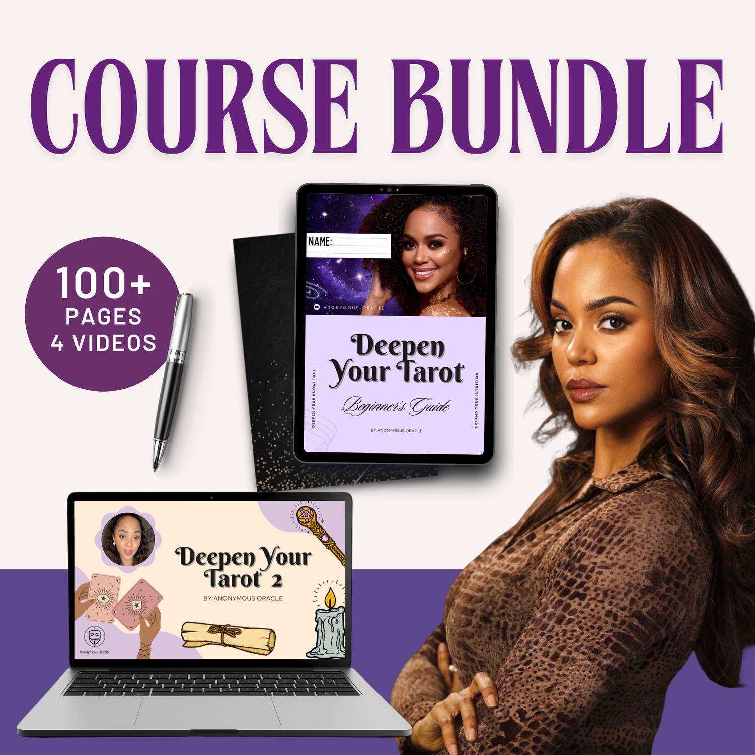 COURSE BUNDLE HIGHLIGHTS 100 PAGES AND 4 VIDEO MODULES