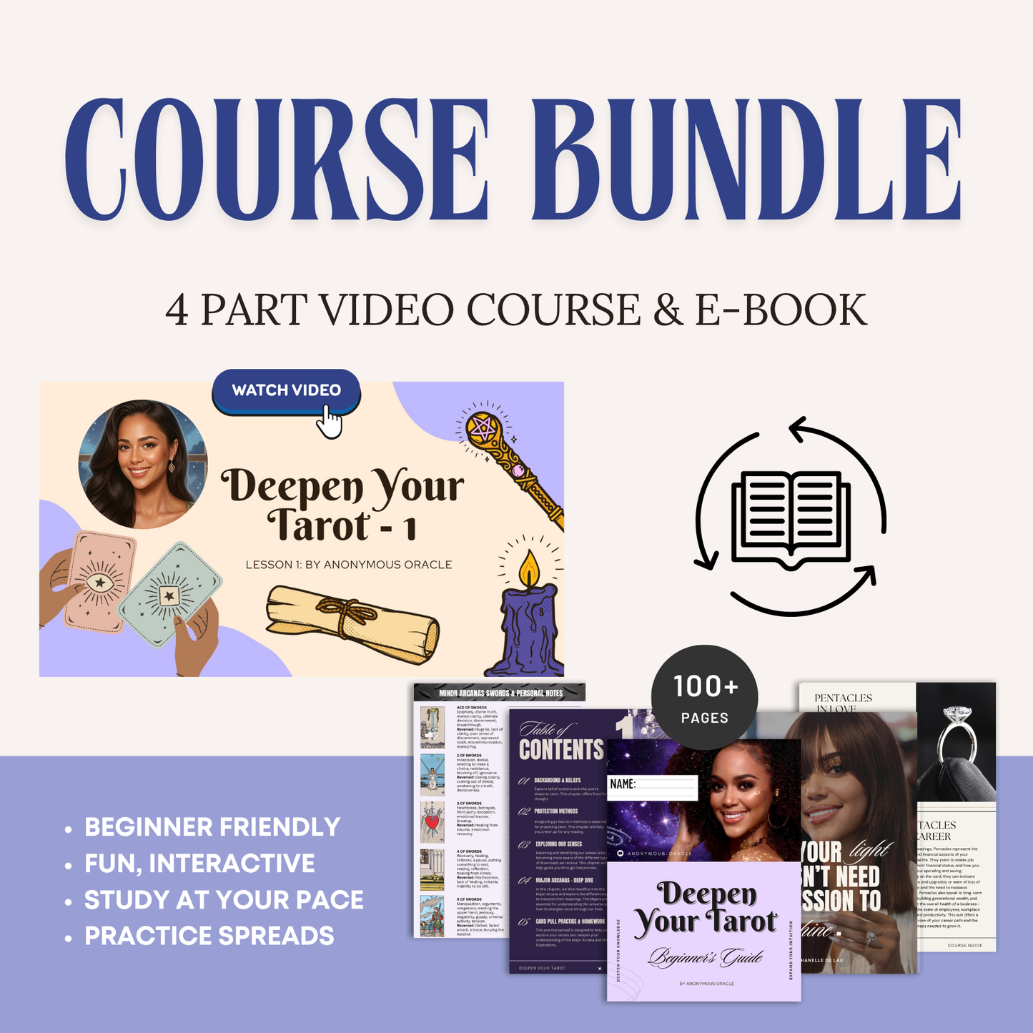 Deepen Your Tarot Course | From Beginner To Confident Reader