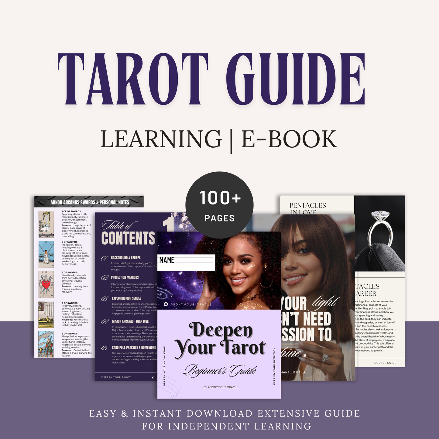 Deepen Your Tarot Beginner's Guidebook